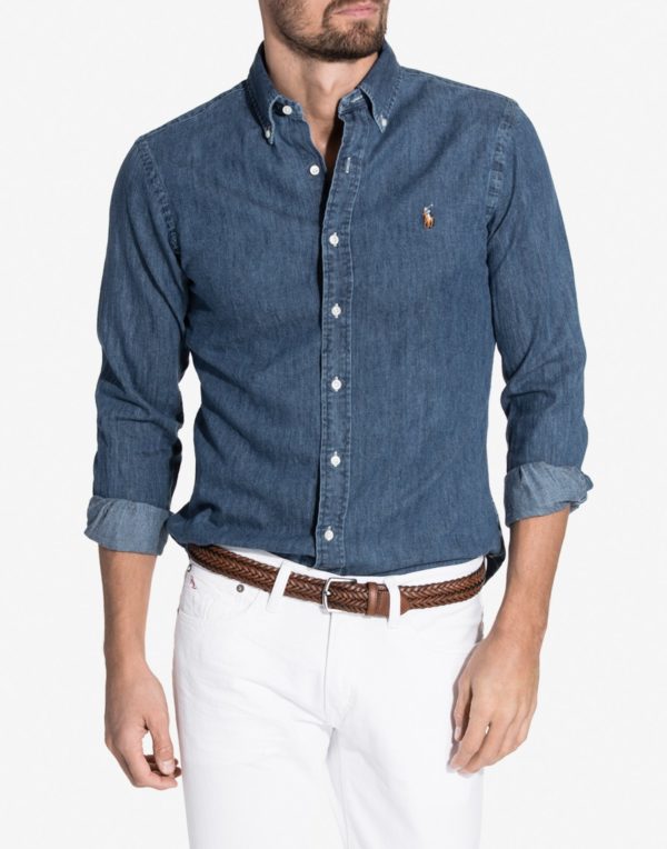 Dark jeans shirt